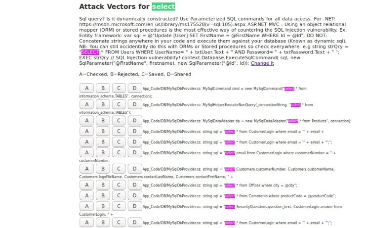 Attack Vectors Finder - Dashboard2